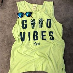 “Good Vibes” Summer tank from VS PINK